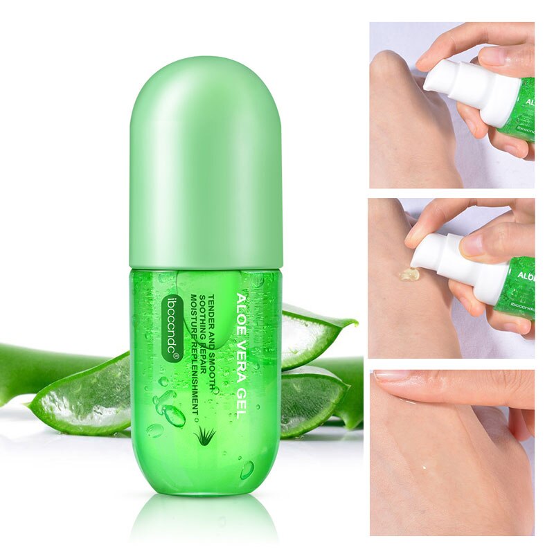 50ml Capsule Aloe Gel Hydrating Soothing Skin Care