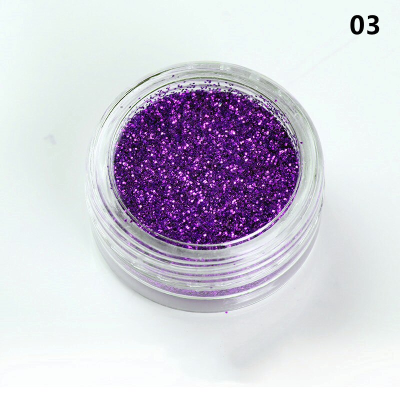 Laser Glitter Powder Sequins UV Gel Polish Flakes Nails