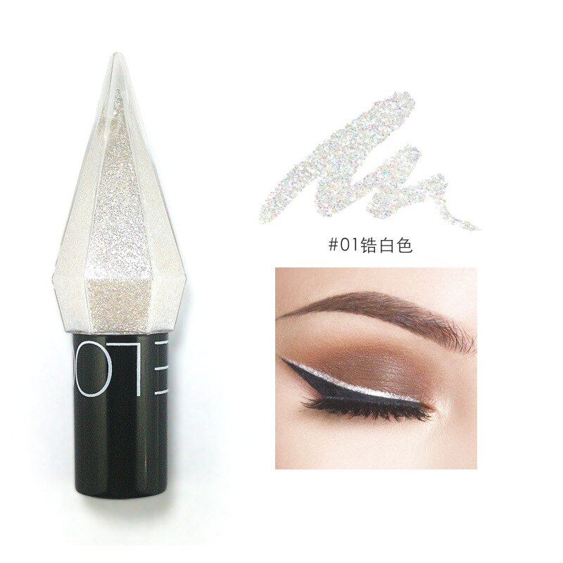 Diamond Glitter Liquid Eyeliner 5 Colors Waterproof  Cosmetic Makeup