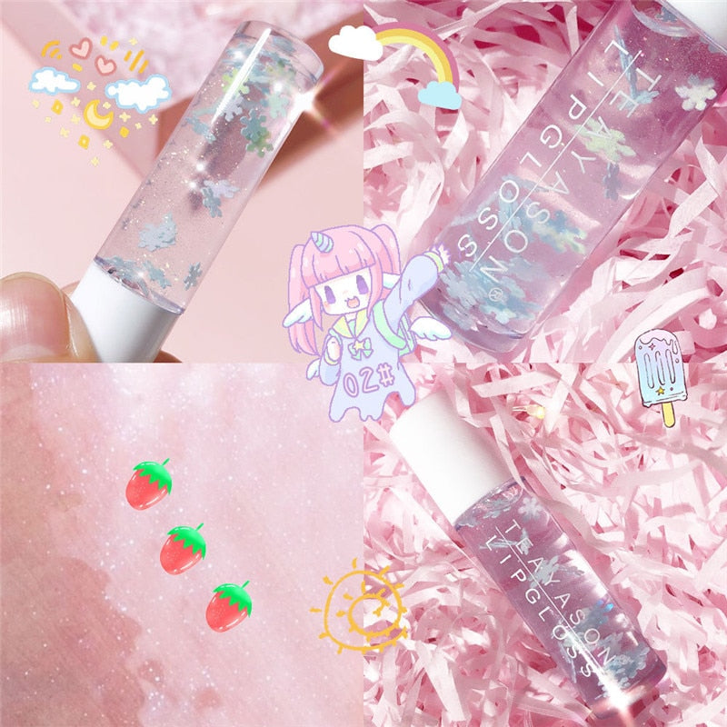 Mirror Water Lip Gloss Lip Glaze  Oil Waterproof