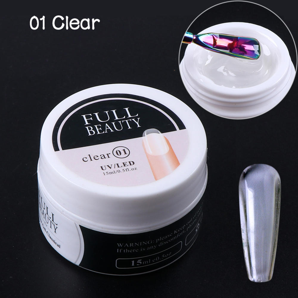 15ml Nail Extension Gel Soak Off UV Gel Acrylic Nail