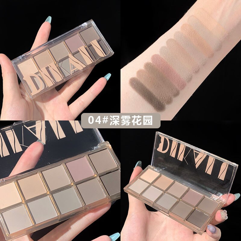 Diamond Glitter Matte Eyeshadow Palette