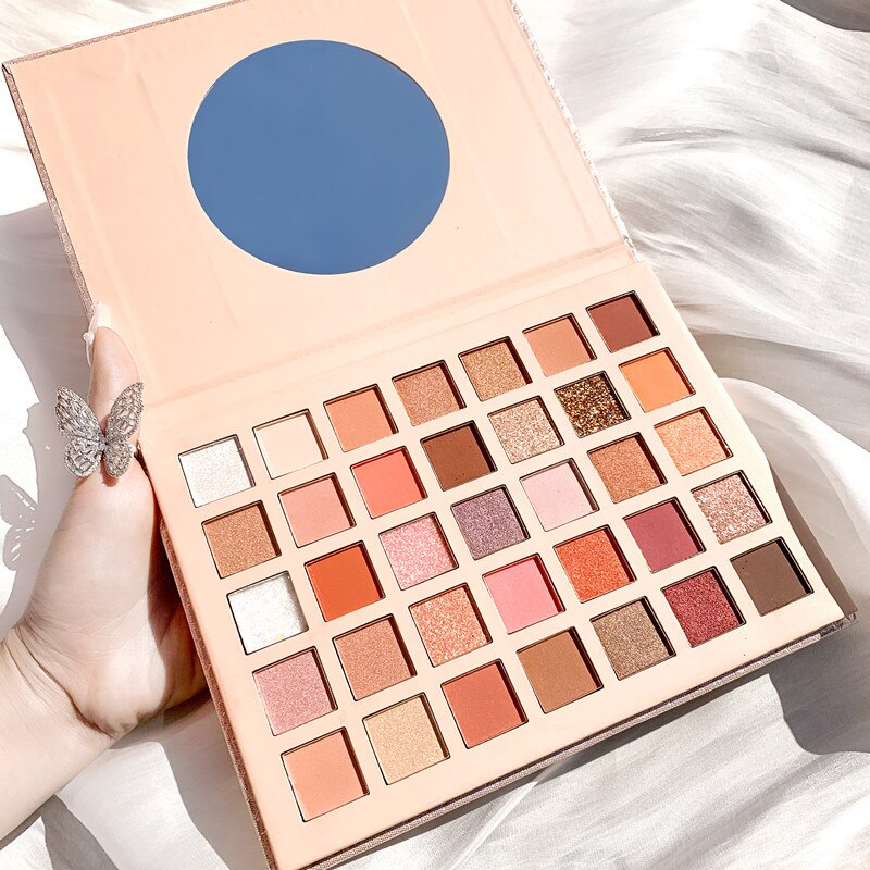 35 Colors Waterproof Diamond Shimmer Eyeshadow