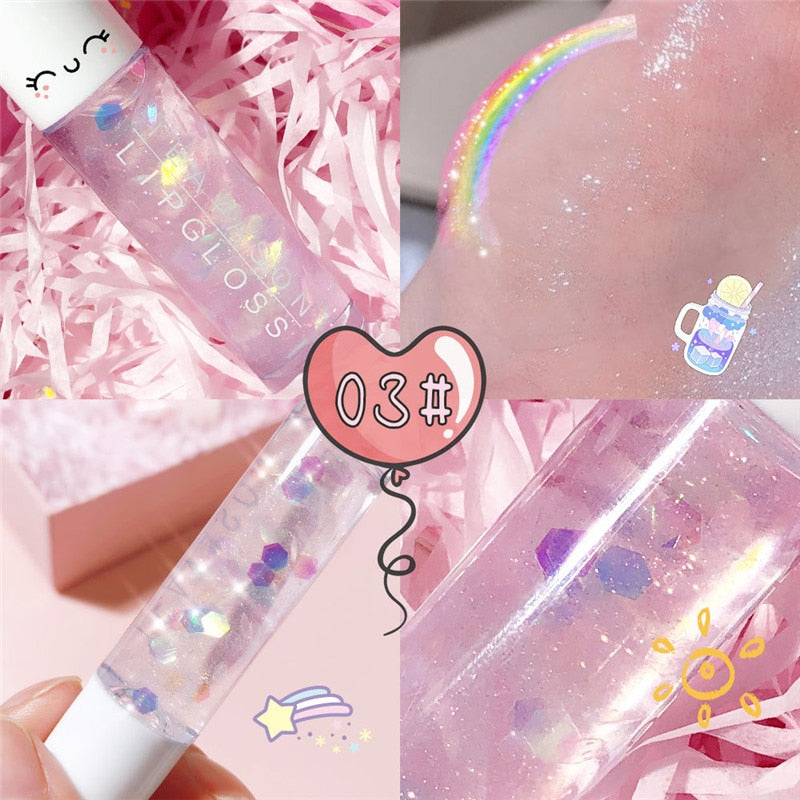 Mirror Water Lip Gloss Lip Glaze  Oil Waterproof