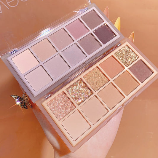 10 Colors Shimmering Eyeshadow Palette