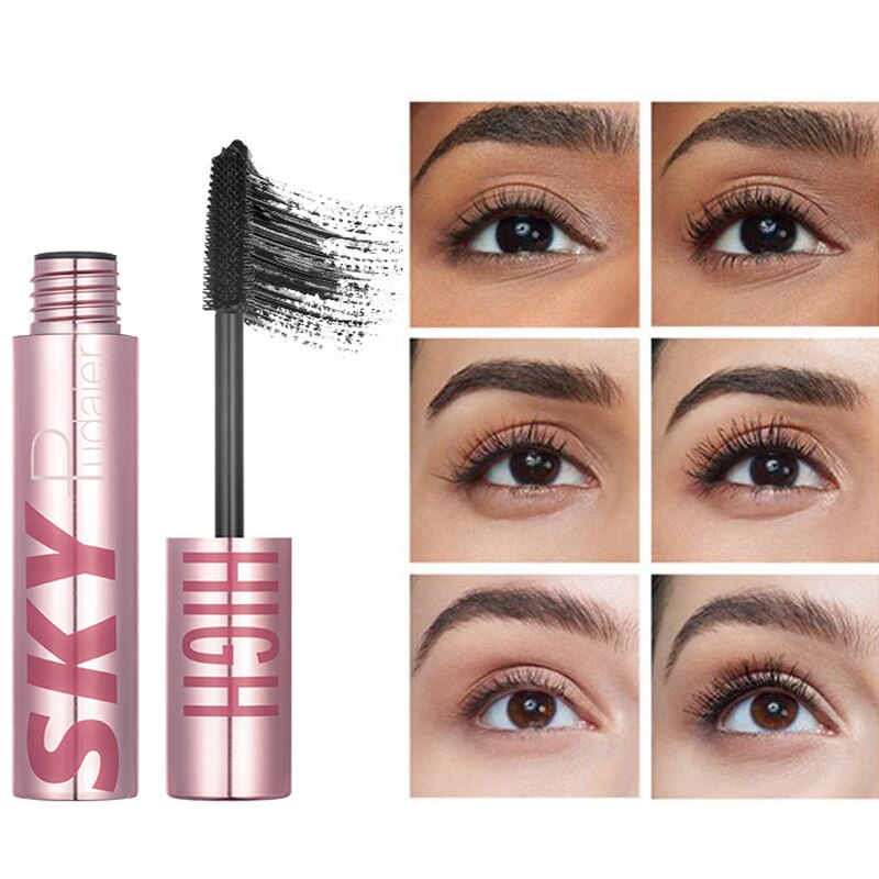 Waterproof  4D Thick Curly Mascara Eyes Makeup Cosmetics