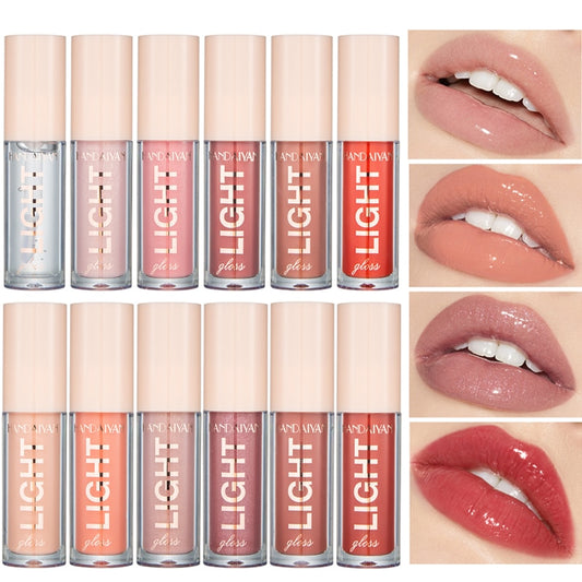 Mirror Pearl Gloss Waterproof Moisturizing Shine Glitter Lipstick