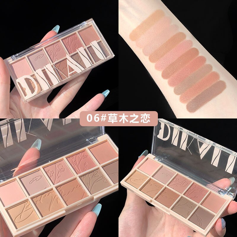 Diamond Glitter Matte Eyeshadow Palette