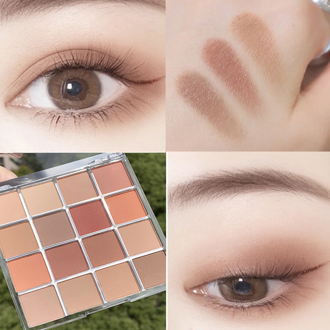 16 Colors Glitter Matte Eyeshadow Palette Shimmer