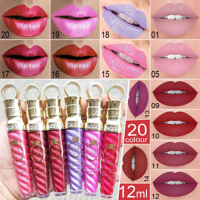 New!!Make Up Lips Matte Liquid Lipstick Waterproof