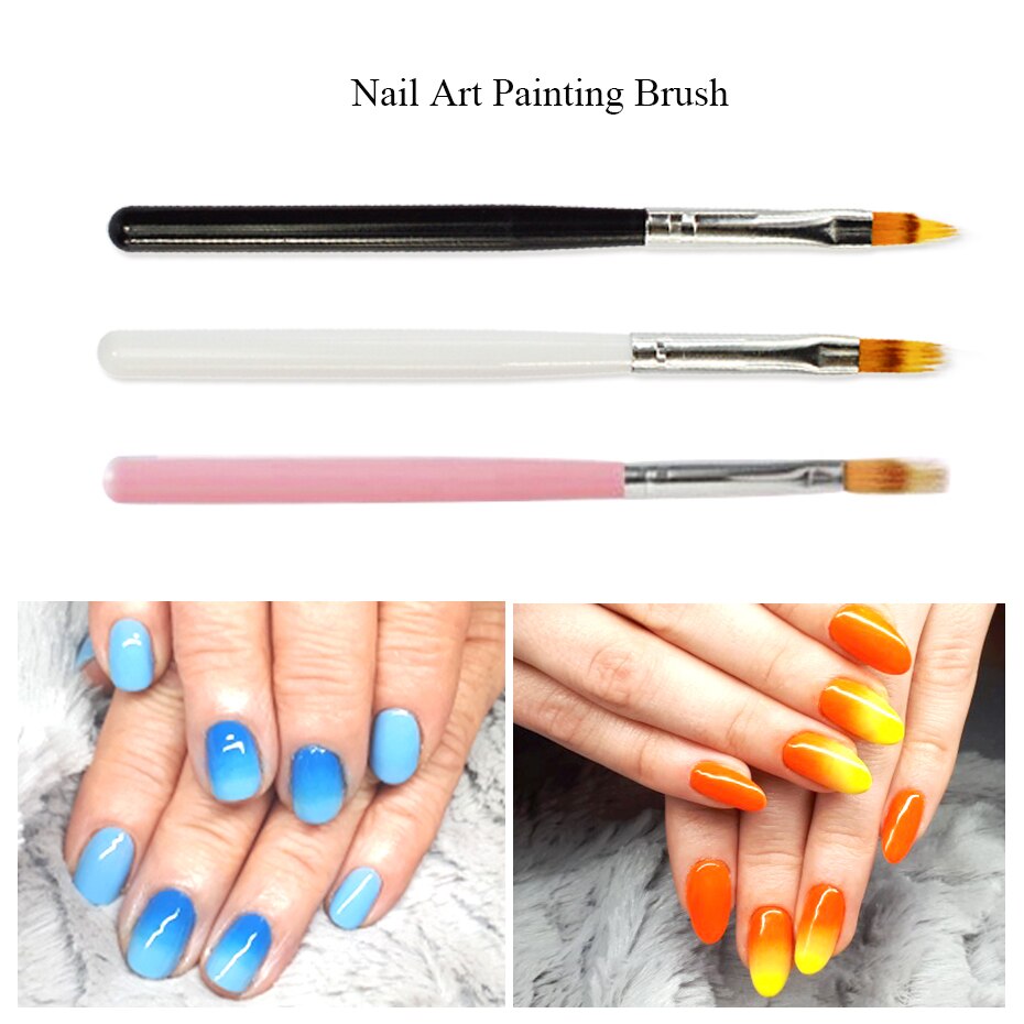 1pc  Gel Art Ombre Soft Gradient Brush  Nail Polish