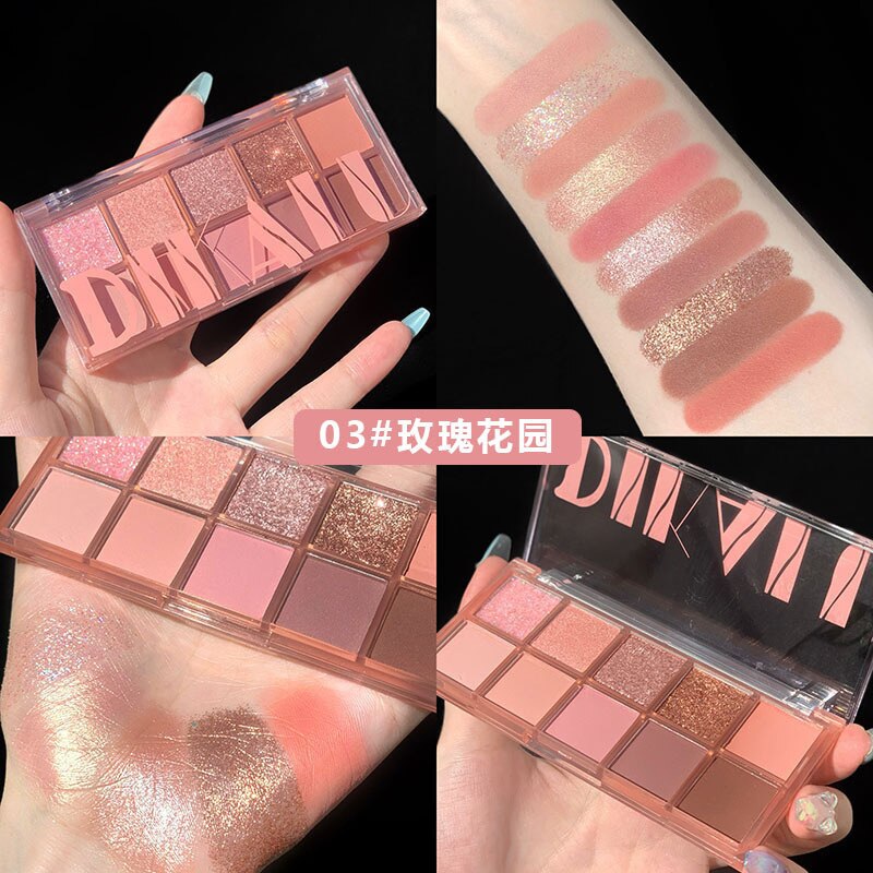 Diamond Glitter Matte Eyeshadow Palette