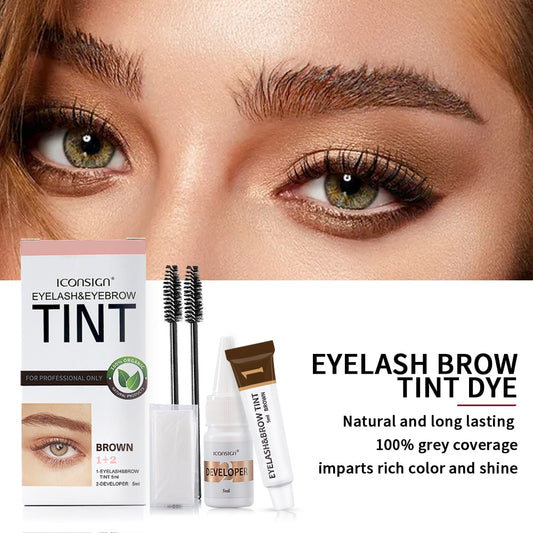 Eyelash Eyebrow Dye Tint Kit Brow Enhancer