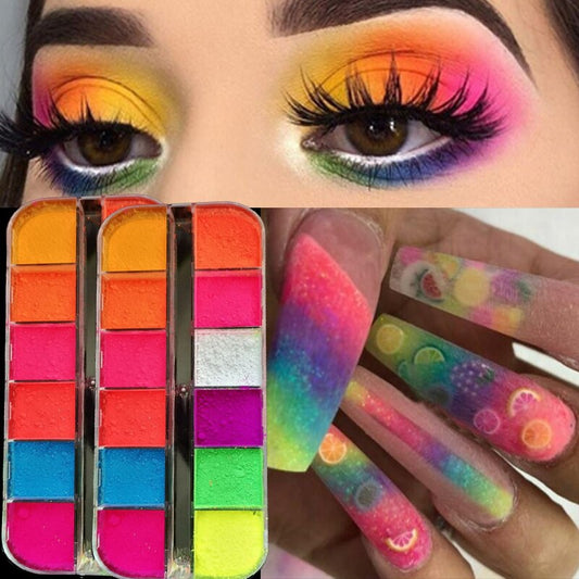 Fluorescent Phosphor Neon Eyeshadow
