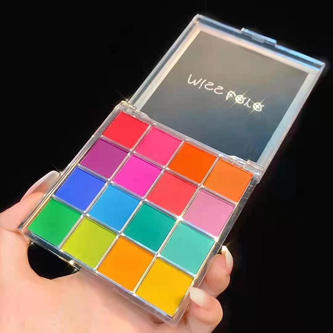 16 Colors Glitter Matte Eyeshadow Palette Shimmer
