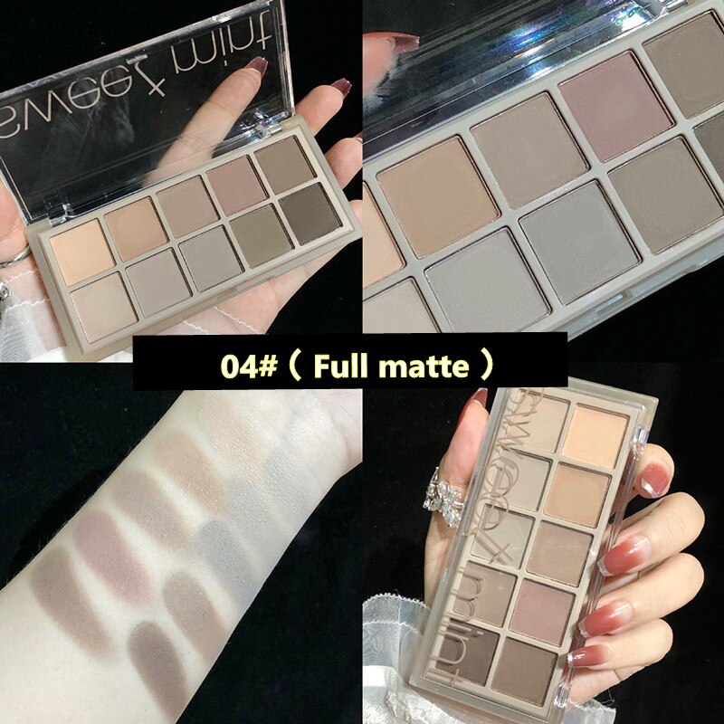 10 Colors Shimmering Eyeshadow Palette