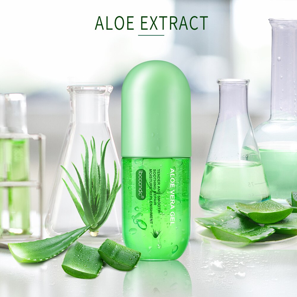 50ml Capsule Aloe Gel Hydrating Soothing Skin Care