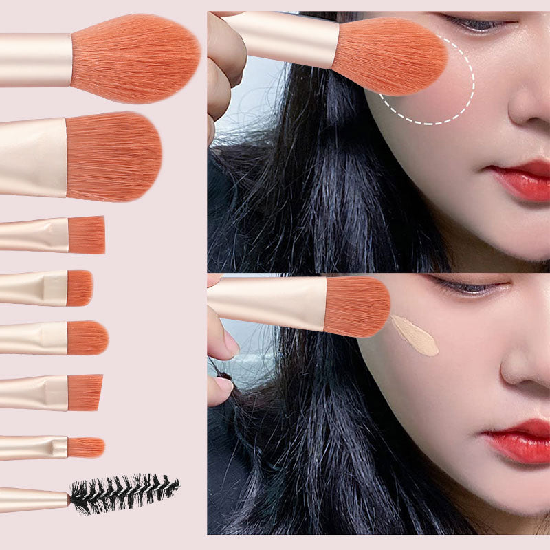 Mini 8pcs Makeup Brushes