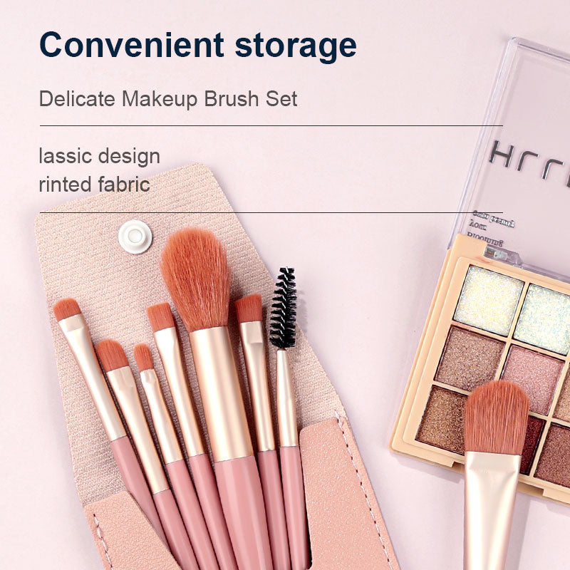 Mini 8pcs Makeup Brushes