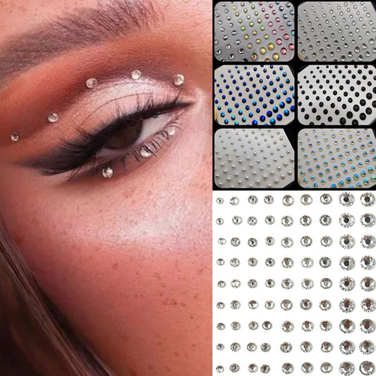 Mixed Size Eyeshadow Diamond Stickers