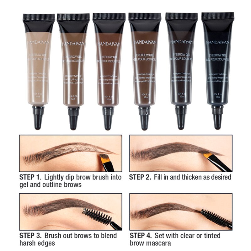 Natural Liquid Dyeing Eyebrow Cream