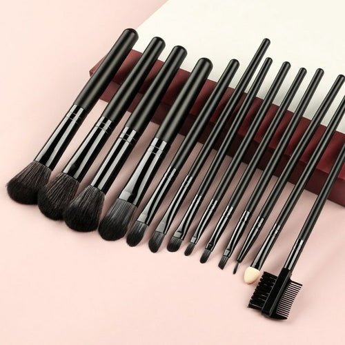 New Blue Soft Fluffy Makeup Brushes Set