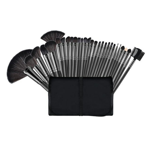 New Blue Soft Fluffy Makeup Brushes Set