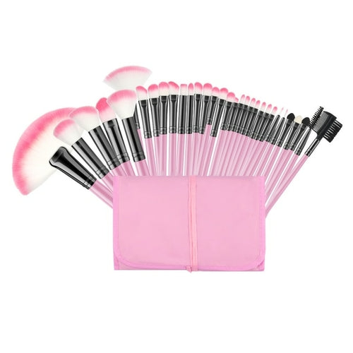 New Blue Soft Fluffy Makeup Brushes Set