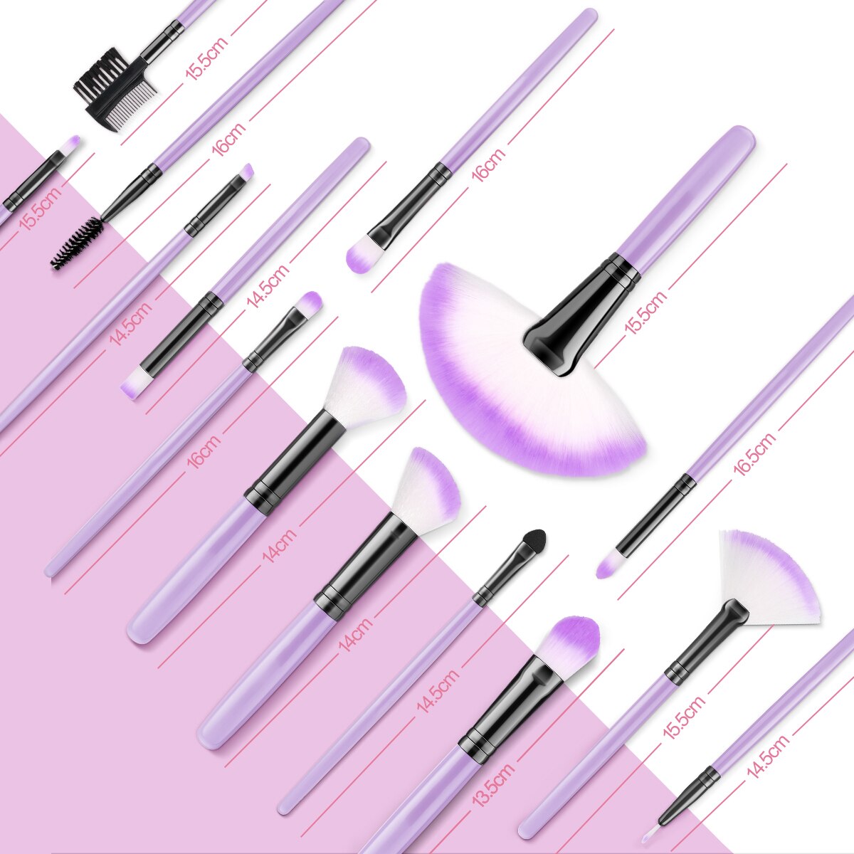 Newest Makeup Brushes Soft Fluffy Set