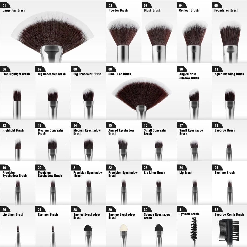 13pcs-32pcs Makeup Brushes Set