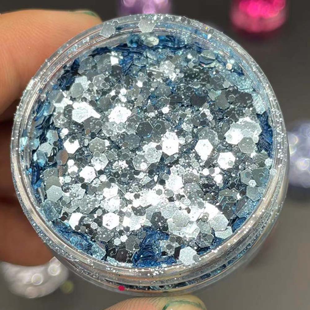 10g/Bag Iridescent Art Glitter Sequins Holographic Nail