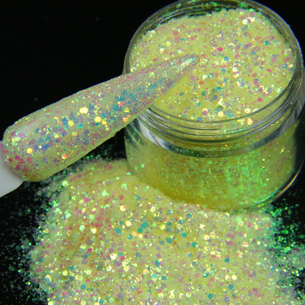 10g UV Color Changing Glitter  Mixed Nail