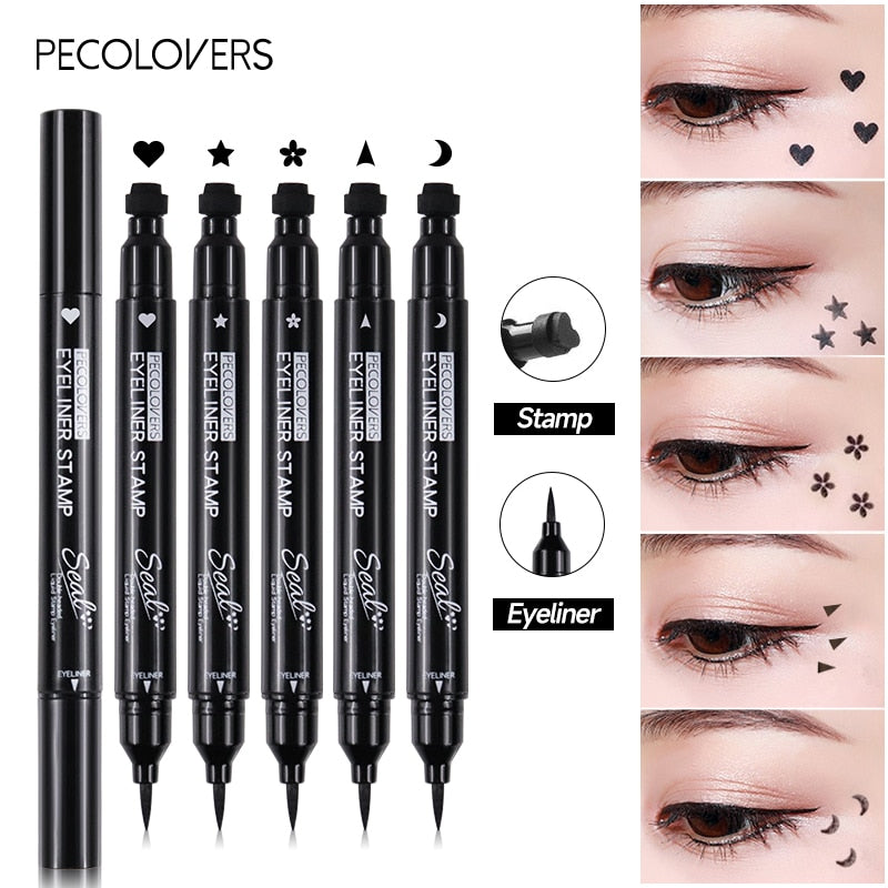 Double Head 2 In1 Waterproof Liquid Eyeliner
