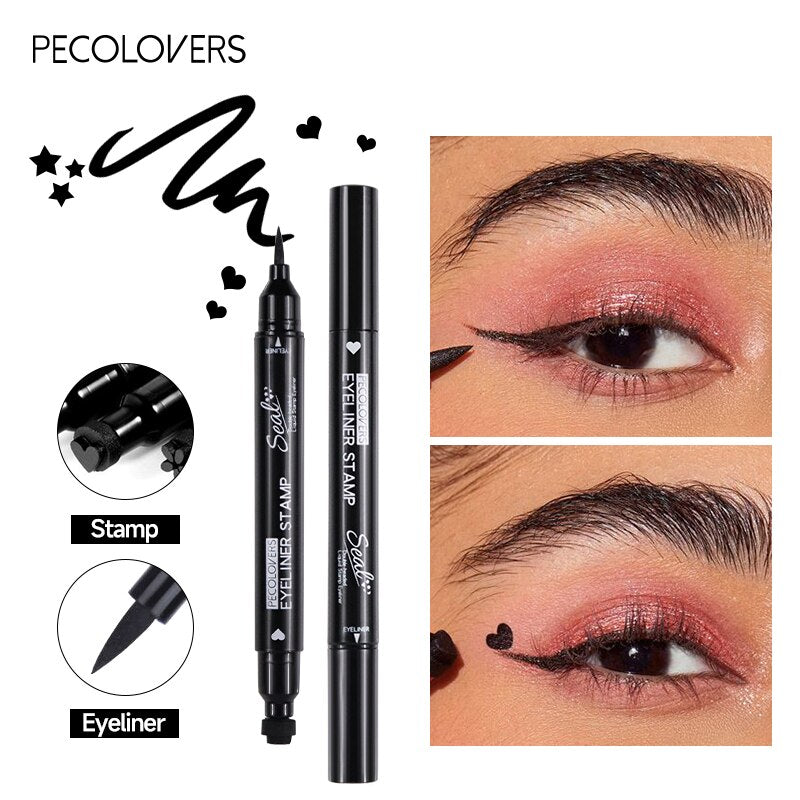 Double Head 2 In1 Waterproof Liquid Eyeliner