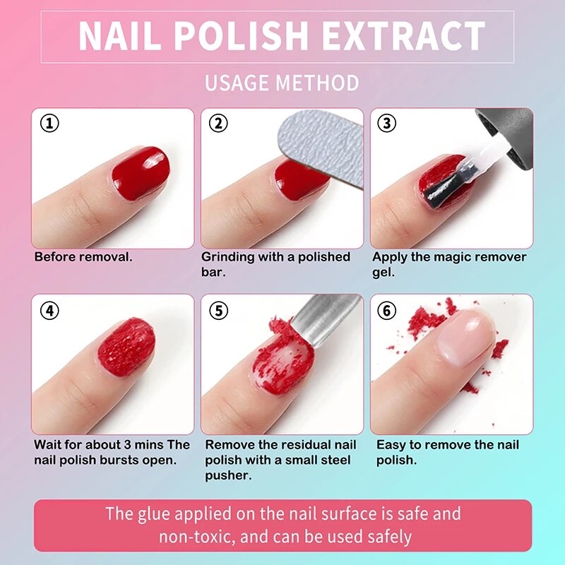 15ml Magic Remover Nail Gel Polish UV Gel