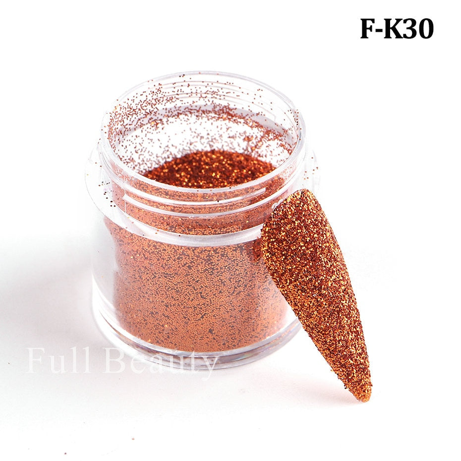 Shiny Glitter Sugar Sand Nails 3D Acrylic Flowers White