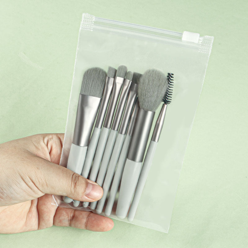 Mini 8Pcs Makeup Brushes Travel Women Set