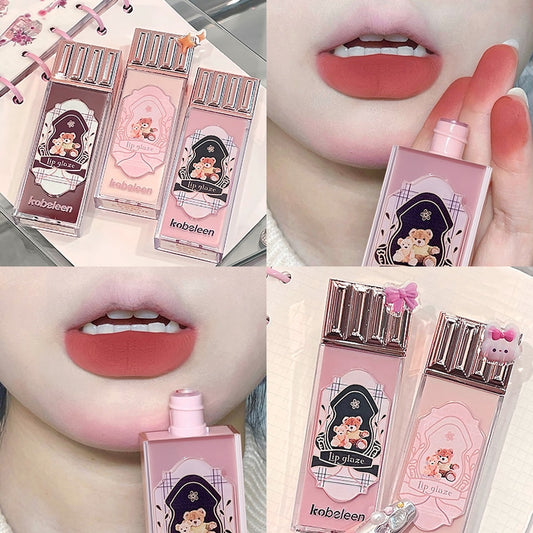 Matte Lip Glaze Brown Nude Chocolate Liquid