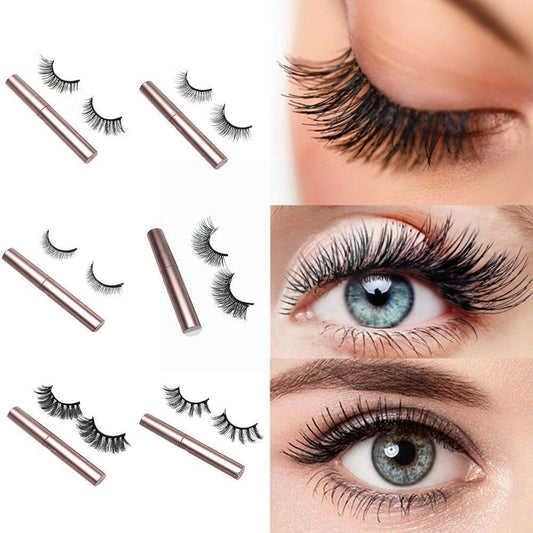 3D Magnetic Set Waterproof  Naturally Magnetic Eyelashes