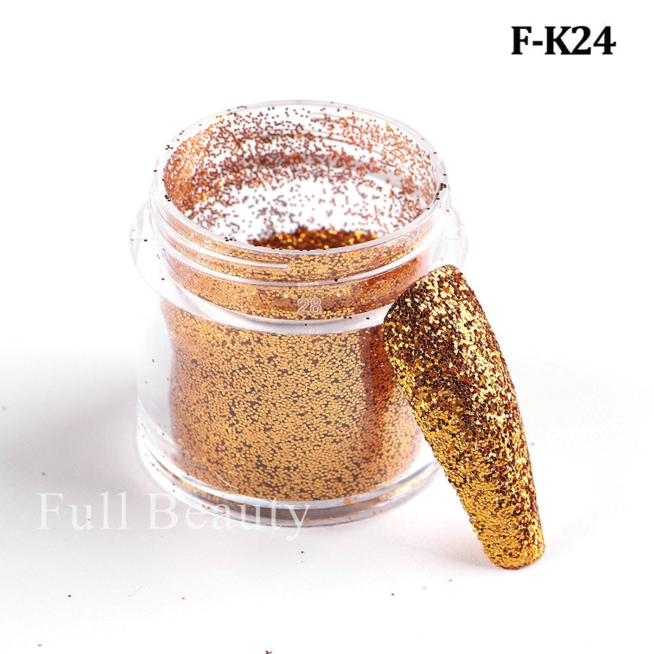 Shiny Glitter Sugar Sand Nails 3D Acrylic Flowers White
