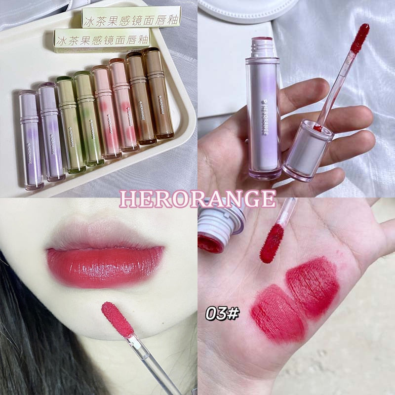 Iced Tea Mirror Lip Glaze Watery Lip