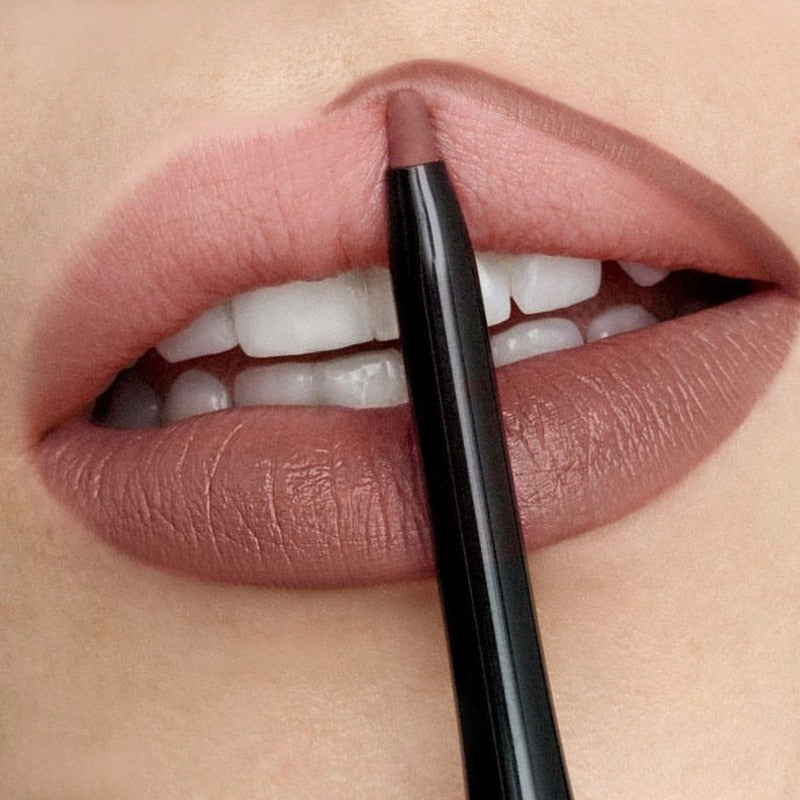 Waterproof Matte Pencil Sexy Red Contour Tint Lipstick