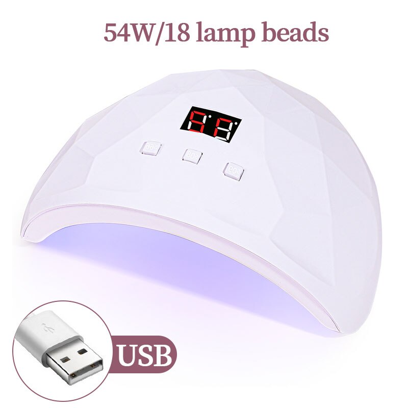 MDS802 18 UV LEDs Gel Drying Lamp Mini Screen Nail