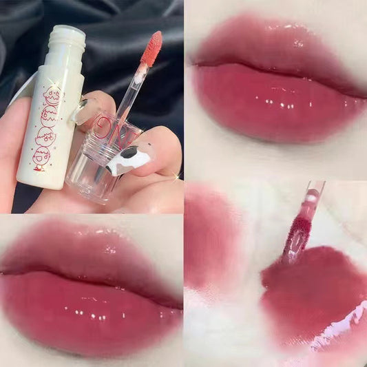Cute Mirror Lipstick Makeup Matte Texture