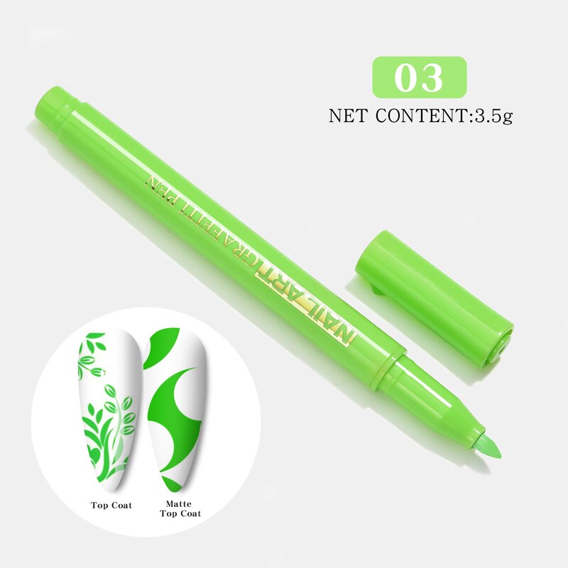1 Pc Waterproof Nail Art Graffiti Pen