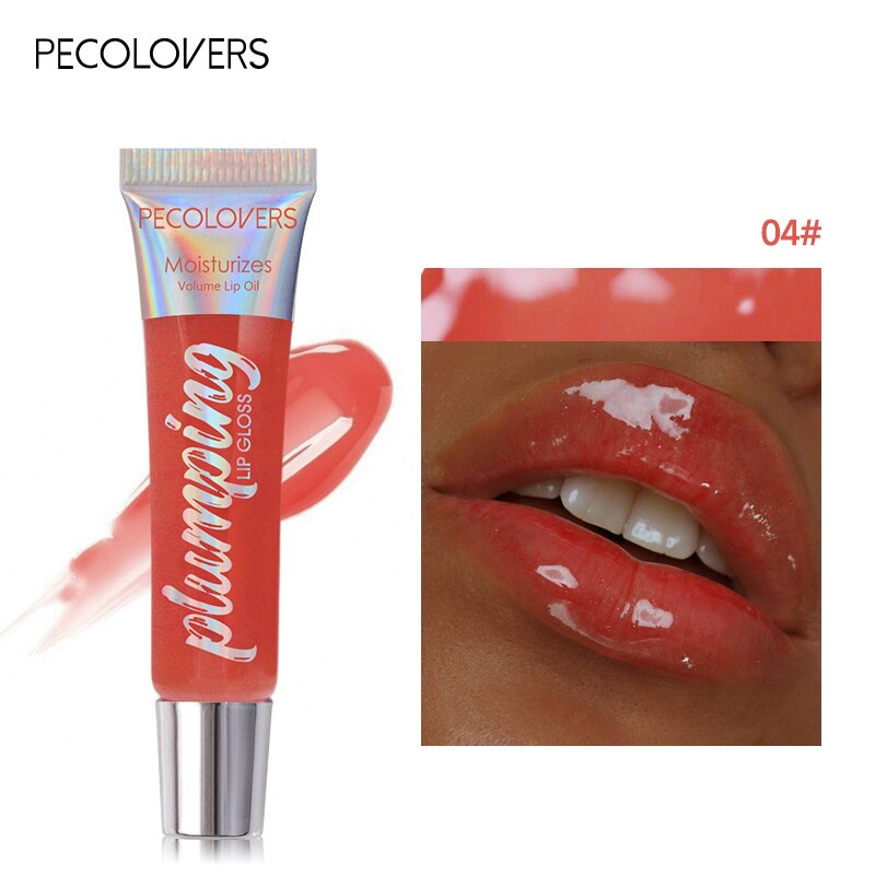 Lip Gloss Moisturizing Lip Plumper Gloss Bomb Universal Lip Luminizer Long Lasting Glitter Liquid Lipstick10 Colors