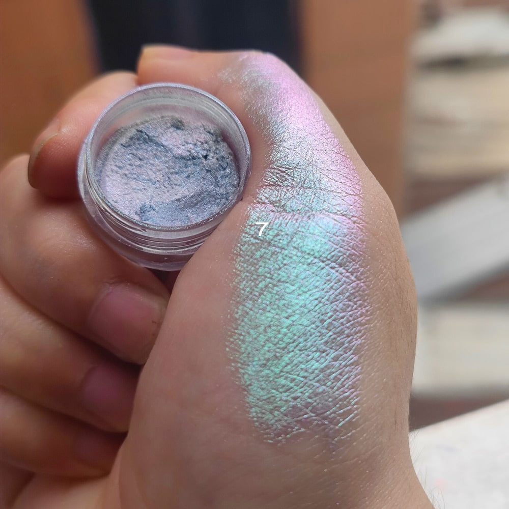 1Jar Crystal Diamond Powder Rainbow Shiny Nail