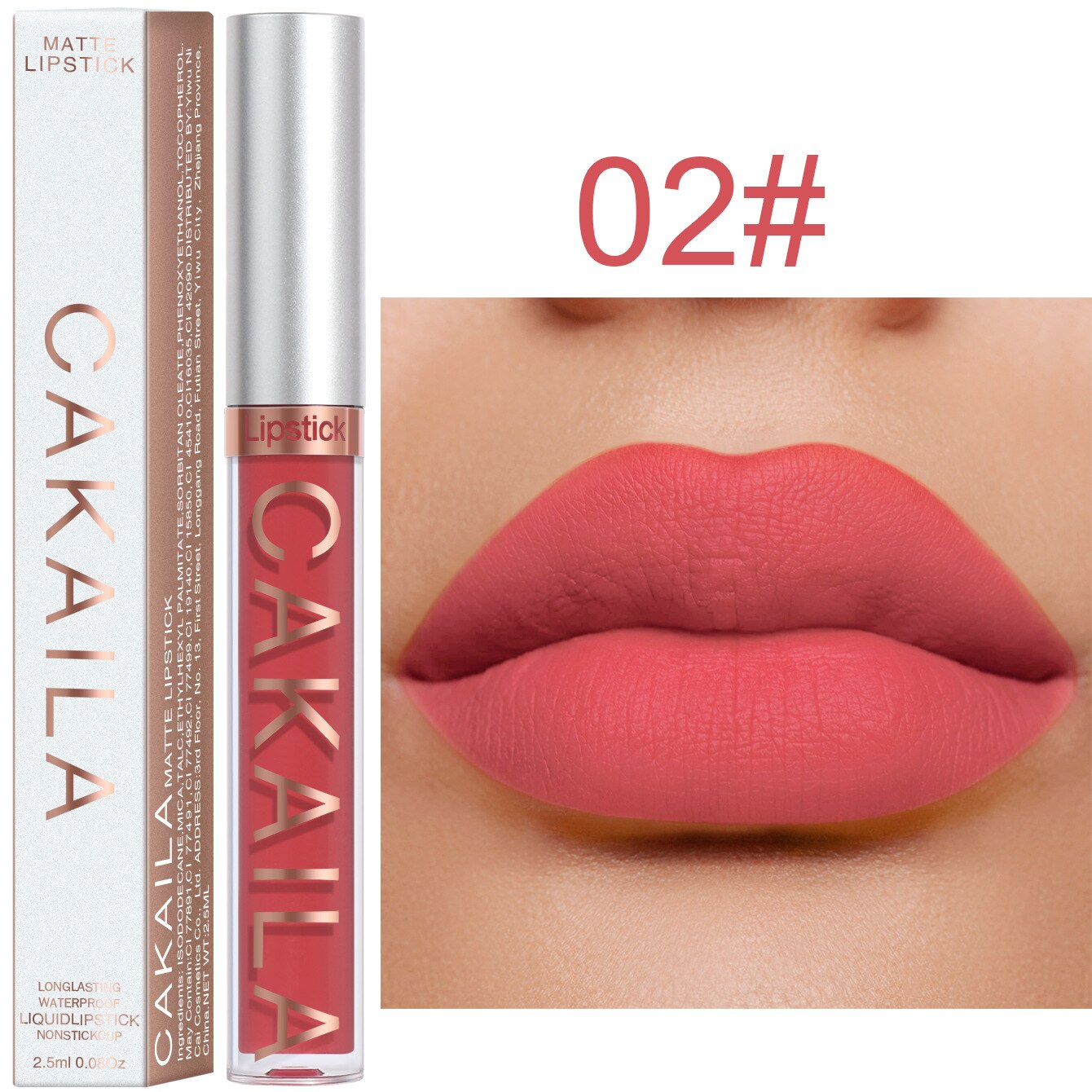 Gloss Long Matte Pink Velvet Lipstick