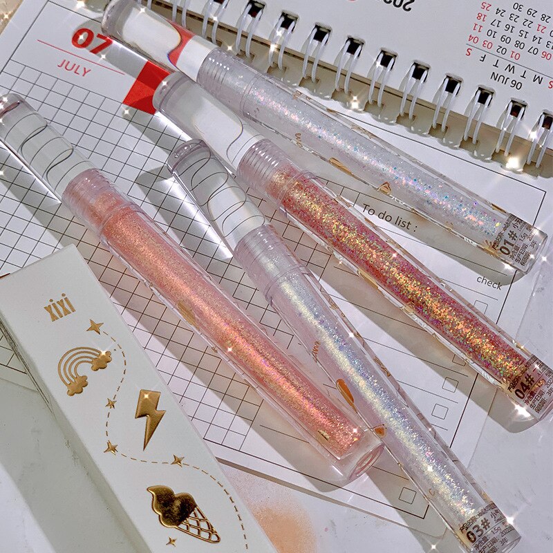 1pc Liquid Eyeshadow Super Shine Pink Pearlescent