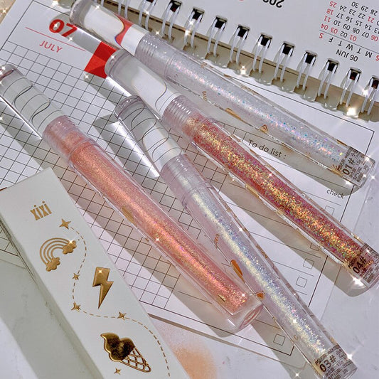 1pc Liquid Eyeshadow Super Shine Pink Pearlescent